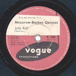 Mezzrow Bechet Quintet - Gone Away Blues / Jelly Roll