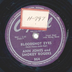Ann Jones and Smokey Rogers - Bloodshot eyes /  Doin fine