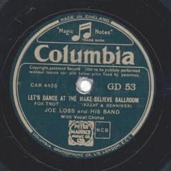 Joe Loss - Let´s Dance At The Make Believe Ballroom /...