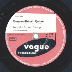 Mezzrow Bechet Quintet - Perdio Street Stomp / De Luxe Quintet