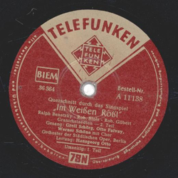 Gretl Schrg, Otto Falvy, Werner Schne - Im weien Rl