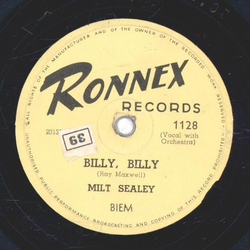 Milt Sealey - Billy, Billy / Fat Louies Boogie