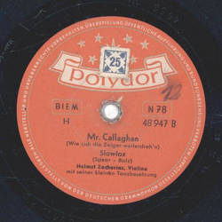 Helmut Zacharias -  Delicado / Mr. Callaghan