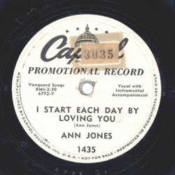 Ann Jones - Let the love bug bite / I start each day by loving you 