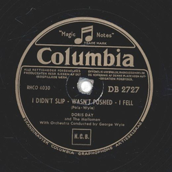 Doris Day - You Go To My Head / I didnt t slip - Wasn t Pushed - I Fell