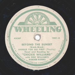Chickie Williams - Beyond the sunset / Bright red Horizon
