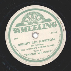 Chickie WIlliams - Beyond thr sunset / Bright red Horizon