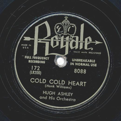Hugh Ashley - Cold cold heart / Rhumba Boogie