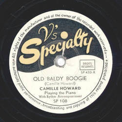 Camille Howard - Old Baldy Boogie / Song of India Boogie 