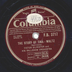 Victor Silvester - The Story Of Tina / Stars In My Eyes