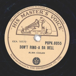 Alma Cogan - Bluebell / Don t Ring A Da Bell