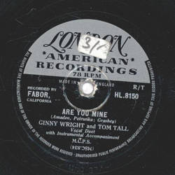 Ginny Wright and Tom Tall - Are you Mine / Boom Boom...