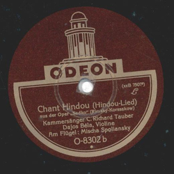 C. Richard Tauber - Ay-Ay-Ay / Chant Hindou