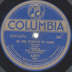 Art Hickman - On the streets of Cairo / My Babys Arms