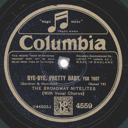 Piccadilly Revels Band - Charmaine / Bye-bye, pretty Baby