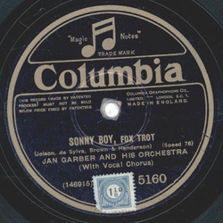 Jan Garber - Round evening / Sonny Boy 