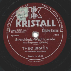 Theo Braun - Streichholz-Wachtparade / Song of Happiness