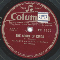 Flanagan and Allen - Oi! / The Sport of Kings 