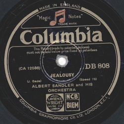 Albert Sandler - Live, Laugh and Love / Jealousy