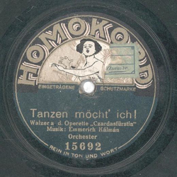 Orchester - Tanzen mchtich ! / Die Mdis vom Chantant