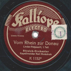 Streich-Orchester - Vom Rhein bis zur Donau 1. Teil / 2. Teil