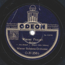 Wiener Bohme Orchester - Fledermaus  Walzer Du und Du ) / Wiener Frauen