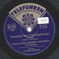 Herbert Hertrampf - Erwachen der Frhlingsblumen / Der...