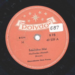 Blasorchester Hans Freese - Fröhlicher Mai / Kinderchor...