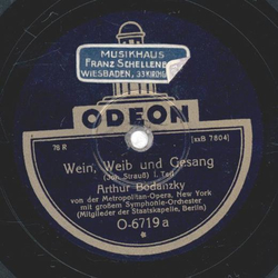 Arthur Bodanzky - Wein, Weib und Gesang 1. Teil / 2. Teil