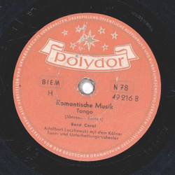 Ren� Carol - Das letzte Wort, das du mir sagtest / Romantische Musik 