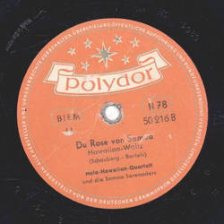 Hula Hawaiian-Quartett - Der Mond scheint auf Hawaii / Du Rose von Samoa