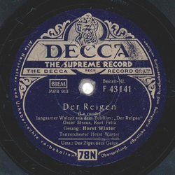 Horst Winter - Des Zigeuners Geige / Der Reigen
