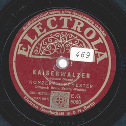 Bruno Seidler Winkler - Kaiserwalzer / Wiener Blut