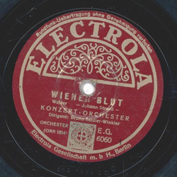 Bruno Seidler Winkler - Kaiserwalzer / Wiener Blut
