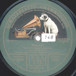 Harald Morten - Farewell / Till We Meet Again