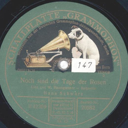 Hans Schwarz - Noch sind die Tage der Rosen / Das treue...