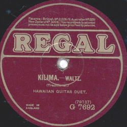 Hawaiian Guitar Duet. - My Old Kentucky Home / Kilima