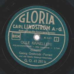 Gloria Gesangs-Gitarristen - Olle Kamellen, Polka-Potpourri