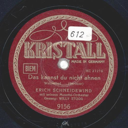 Erich Schneidewind - Das kannst du nicht ahnen /...