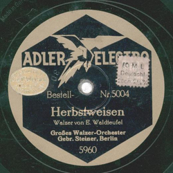 Groes Walzer Orchester - Sirenenzauber / Herbstweisen