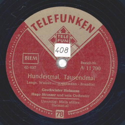 Geschwister Hofmann - Hundertmal, tausendmal / Mein...