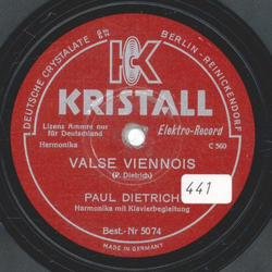 Paul Dietrich - Valse Viennois / Les Millons d Arlequin
