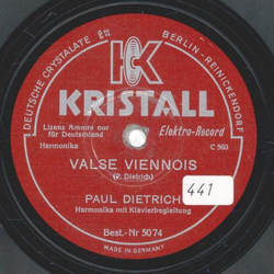 Paul Dietrich - Valse Viennois / Les Millons d Arlequin 