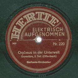 Sinfonie Orchester - Orpheus in der Unterwelt 1. Teil / 2. Teil