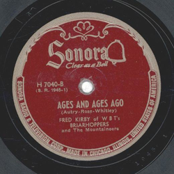 Fred Kirby of WBTs , Briarhoppers and the Mountaineers - Two Double X / Ages And Ages Ago