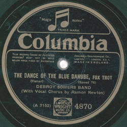 Debroy Somers Band - The Dance of the Blue Danube / Somewhere down in Brittany