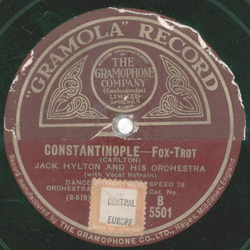 Jack Hylton - I want to be alone with Mary Brown / Constantinople