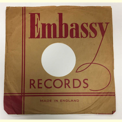 Original Embassy Cover fr 25er Schellackplatten A4 C