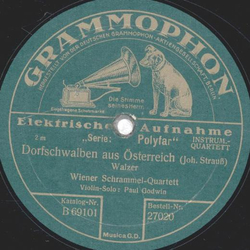 Wiener Schrammel Quartett - Wiener Blut / Dorfschwalben aus Oesterreich