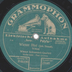 Wiener Schrammel Quartett - Wiener Blut / Dorfschwalben aus Oesterreich